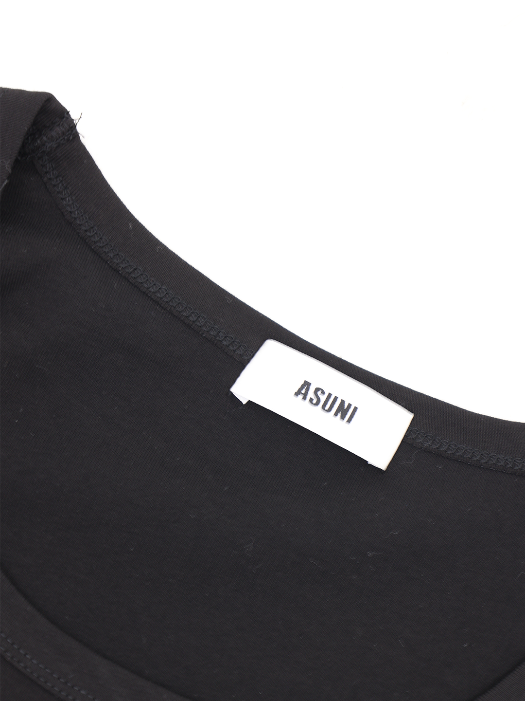 ASUNI CLUB 3D Logo Letter T-Shirt (Black)