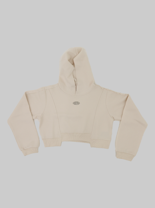 ASU Silver Batch Winter Hoodie In Cream