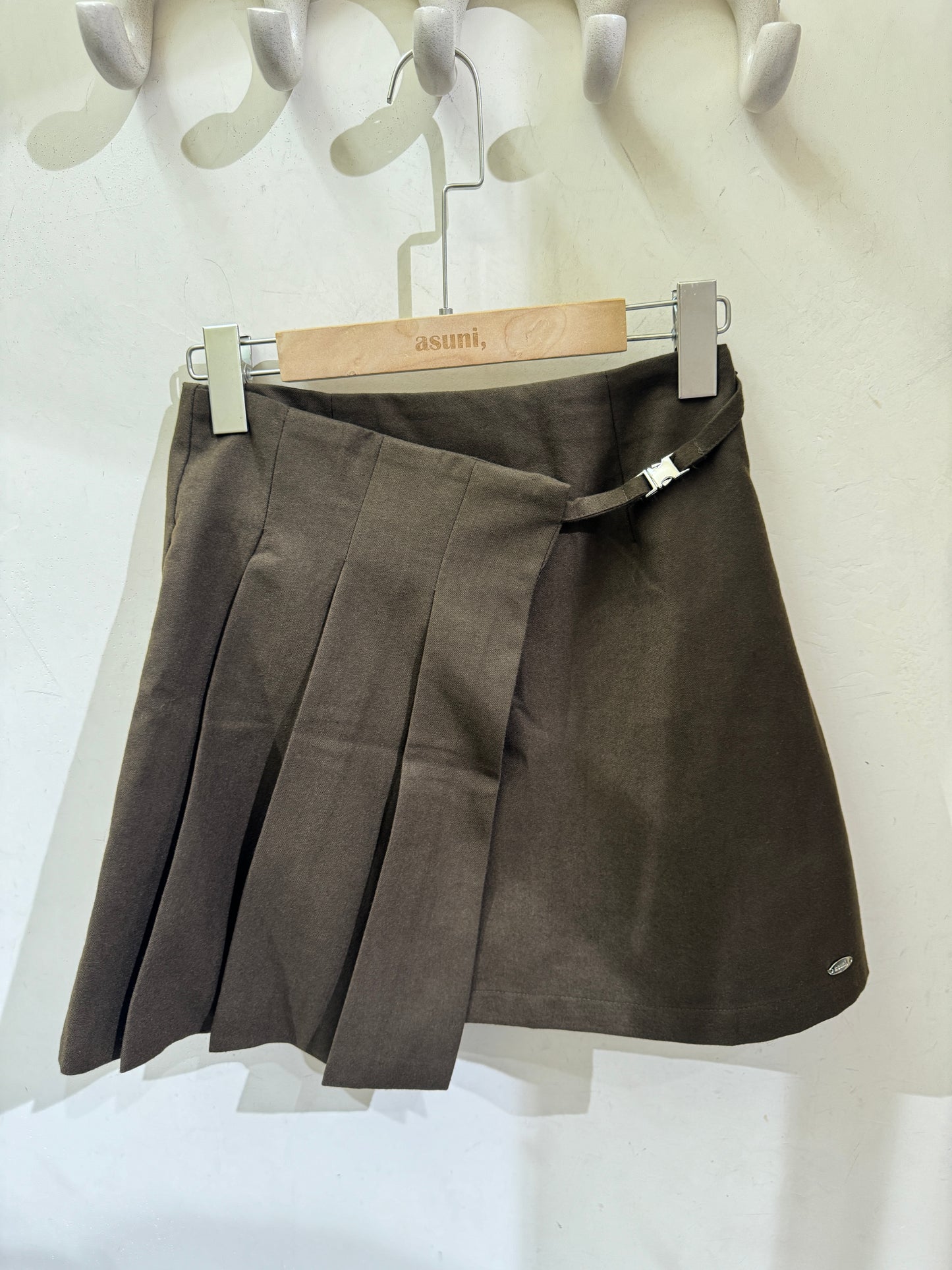 ASUNI Pleated Mini Skirt