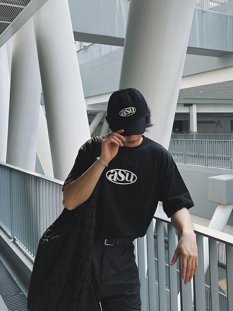ASUNI ASU Logo Men’s Printed T-shirt (BLACK)