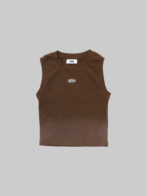 ASU Logo Vintage Gradient Tank Top In Brown