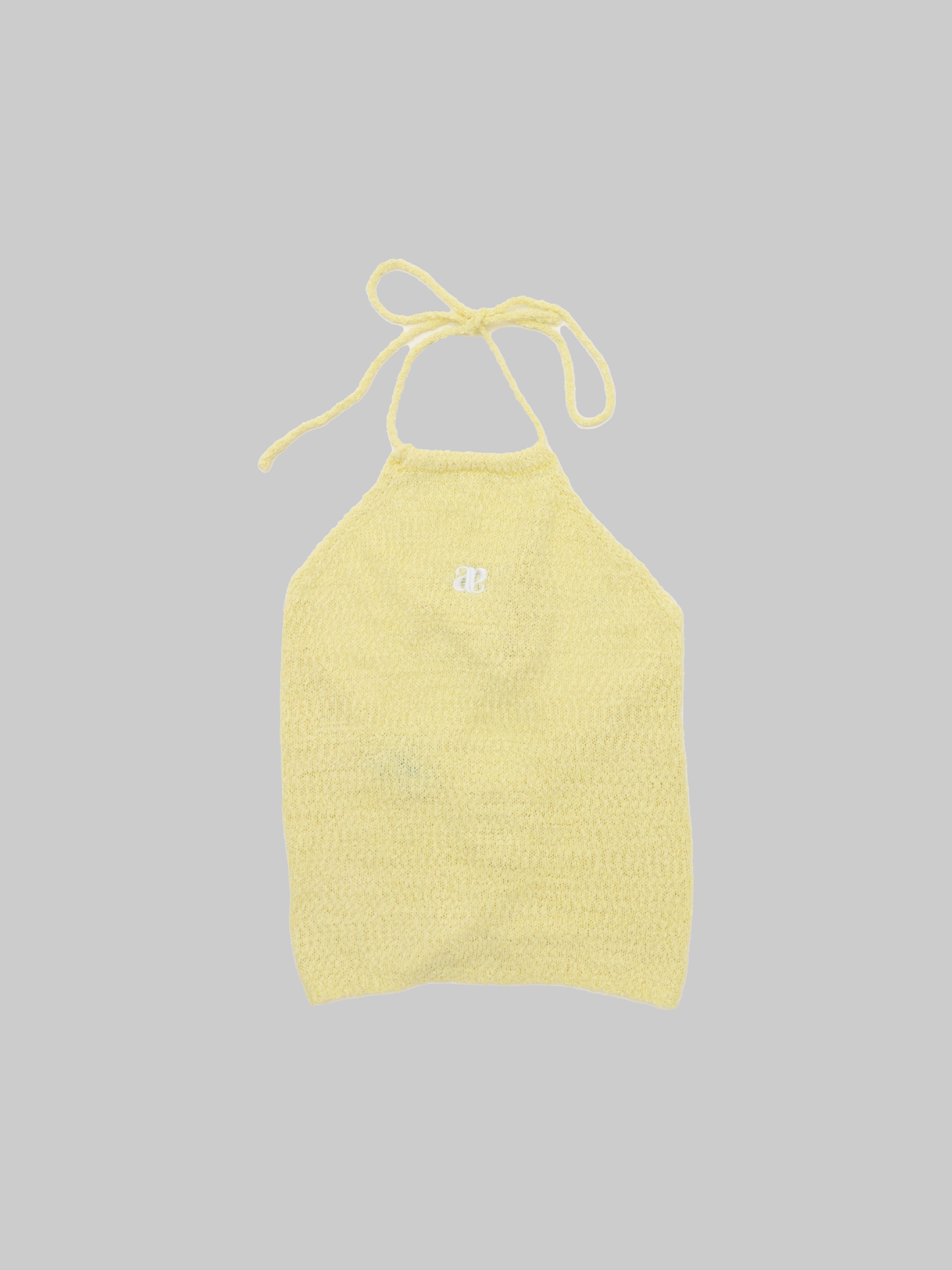 ASUNI Summer Crayon Apron Top In Yellow