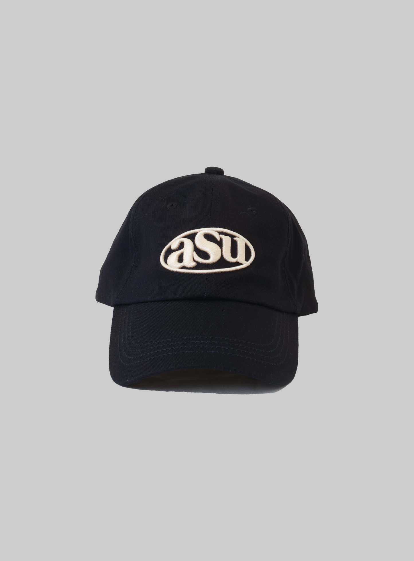Embroidered ASUNI Baseball Cap In Navy
