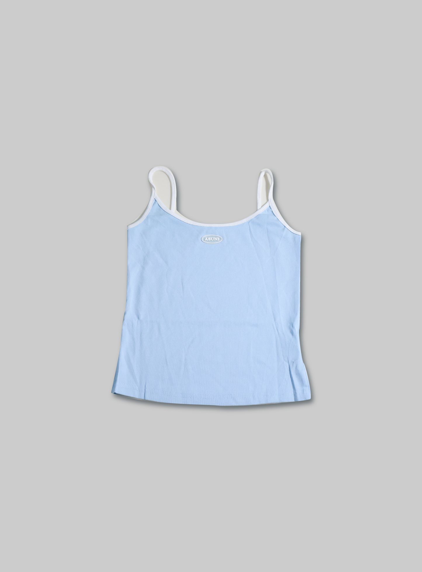 Unimade Ribbed Vest Top IN BABY BLUE